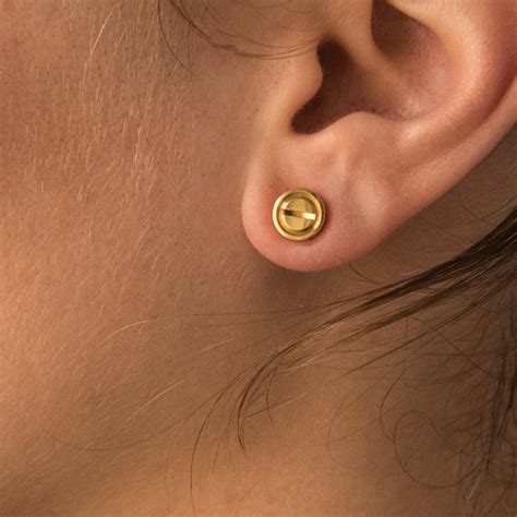 cartier love earring stud.